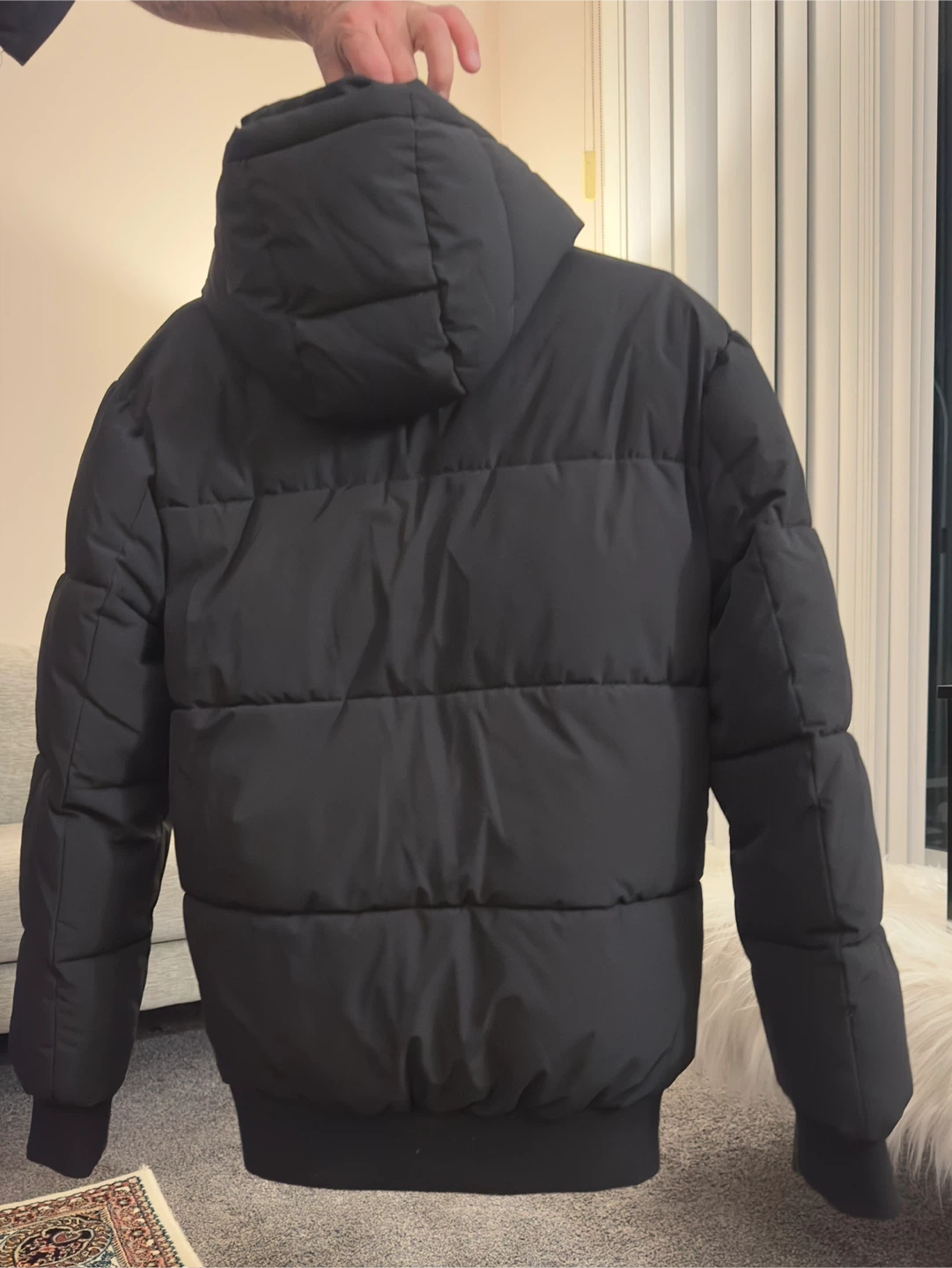 NOIZE Black Puffer Jacket - Size S/P - photo 2