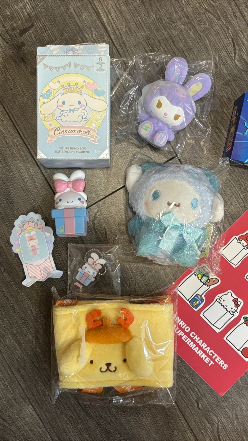 Sanrio Cinnamoroll, Kuromi, Pompompurin