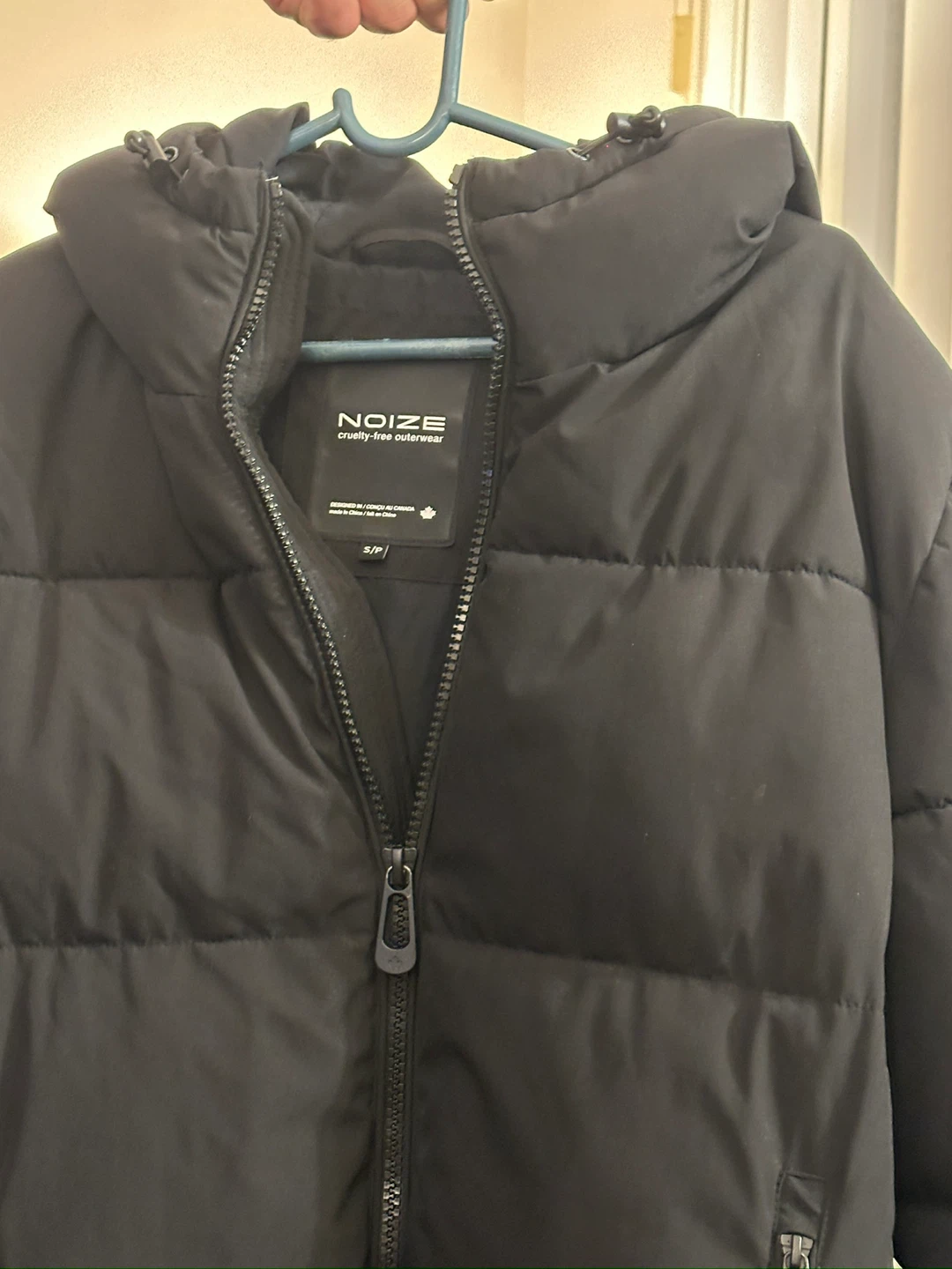 NOIZE Black Puffer Jacket - Size S/P - photo 5