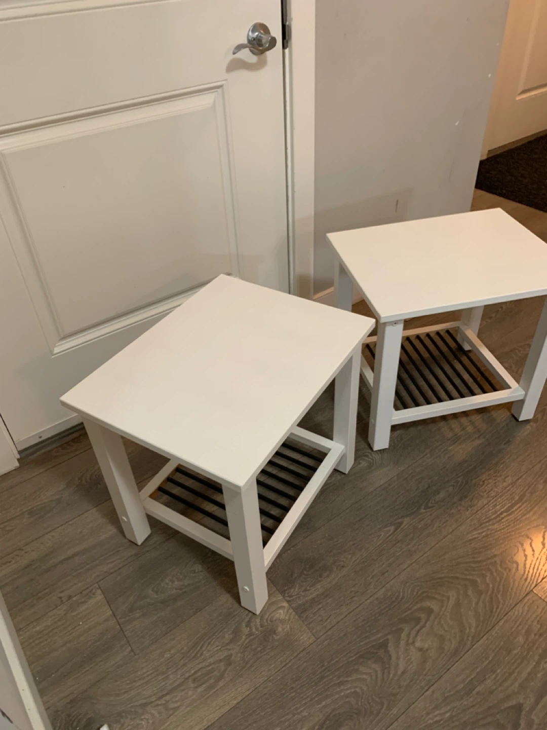 White Side Tables (Set of 2) - photo 4