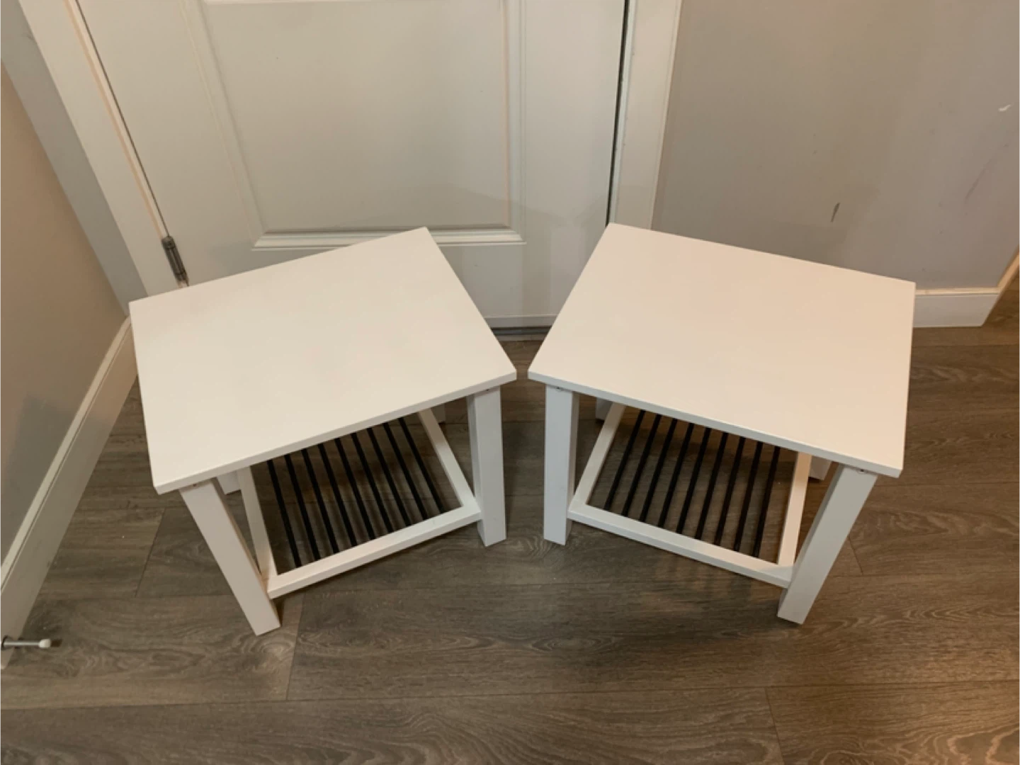 White Side Tables (Set of 2) - photo 2