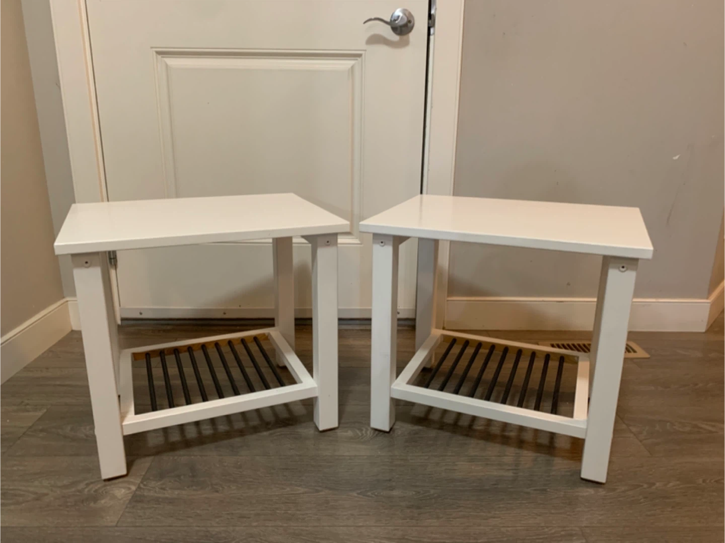 White Side Tables (Set of 2)