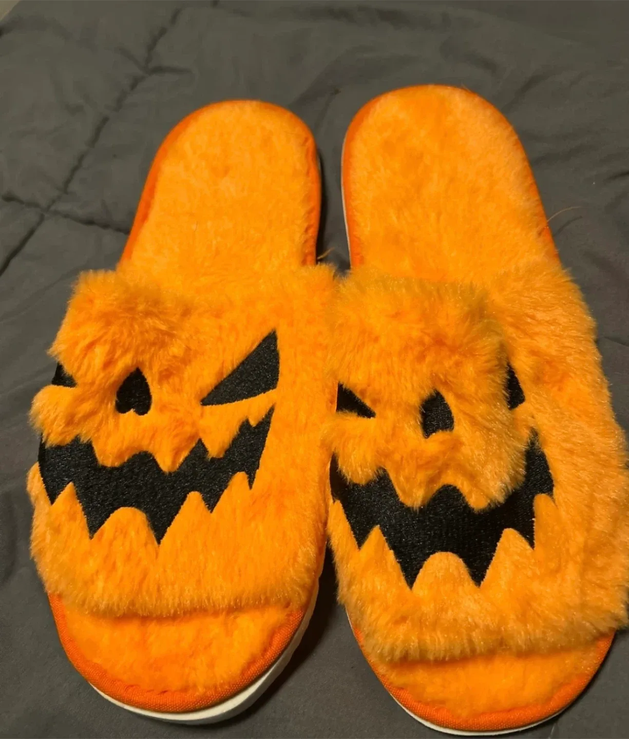 Pumpkin Halloween Slippers