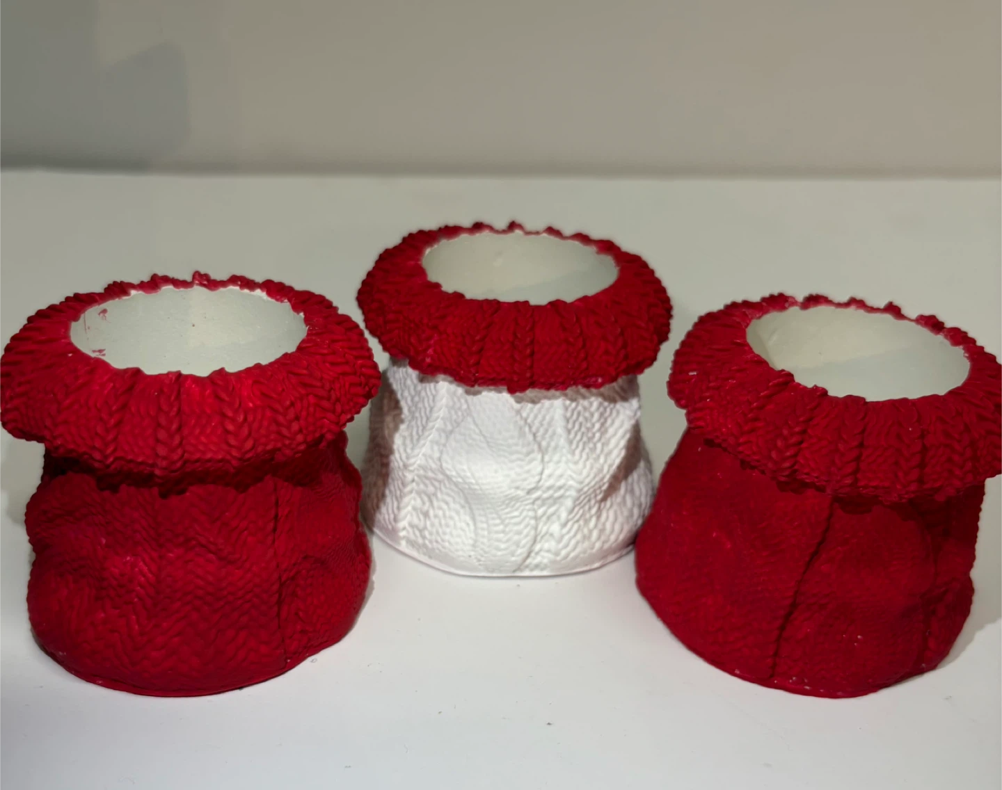Handmade Knitted Texture trinket boxes - photo 2