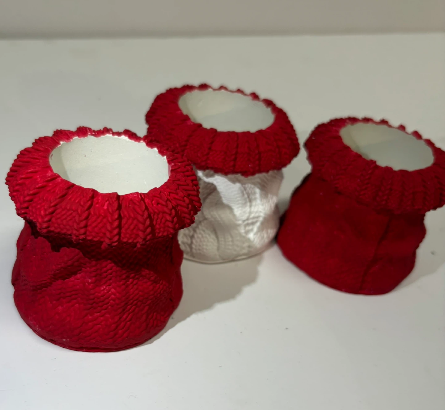 Handmade Knitted Texture trinket boxes - photo 3