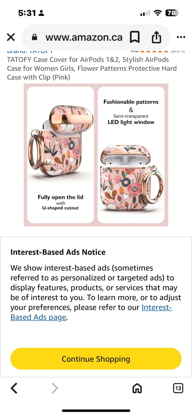 Airpods 4 Case - Flower Pattern, Pink image indicator(5)