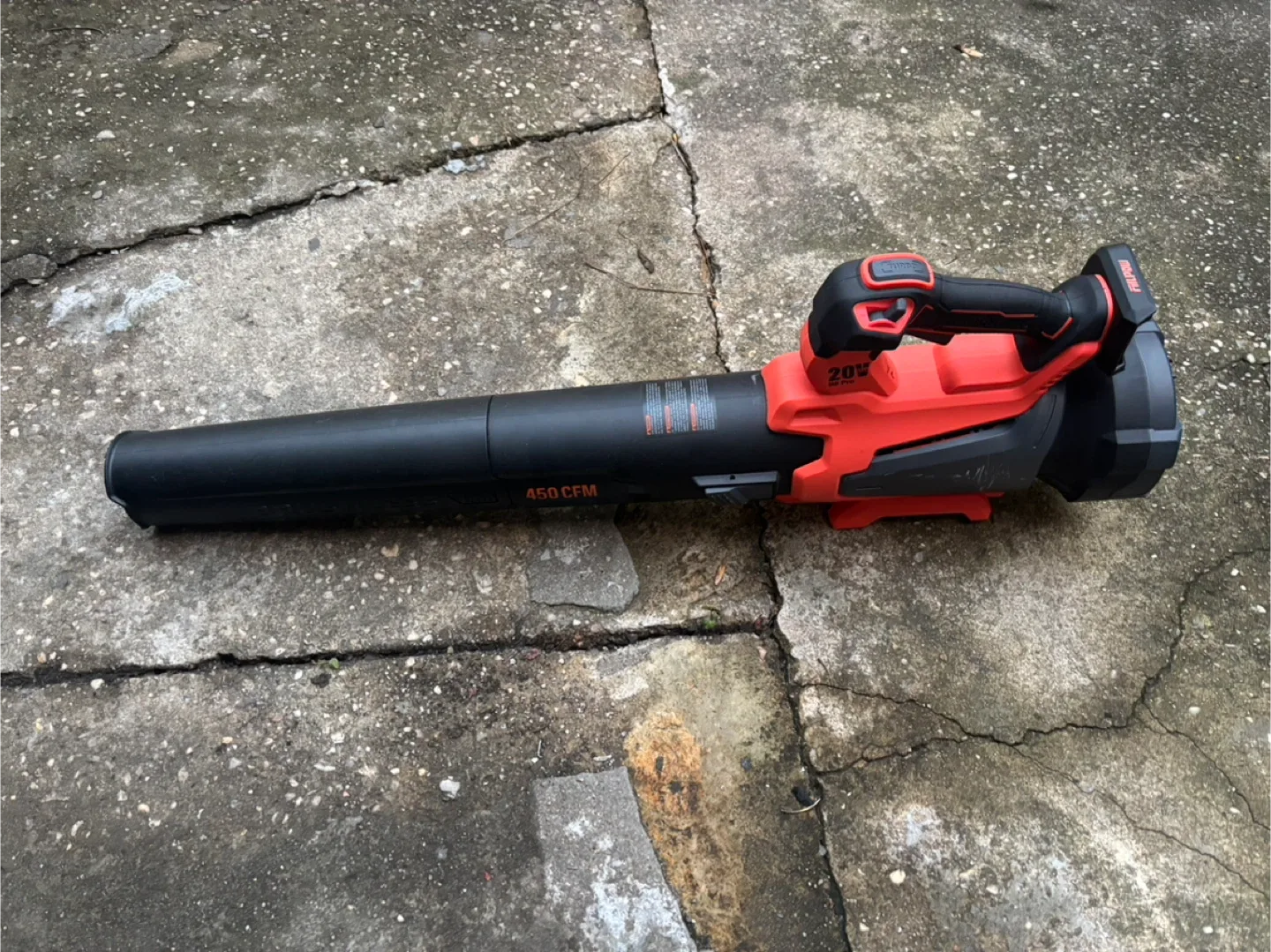 FILLPOW 20V Cordless Leaf Blower - 450 CFM