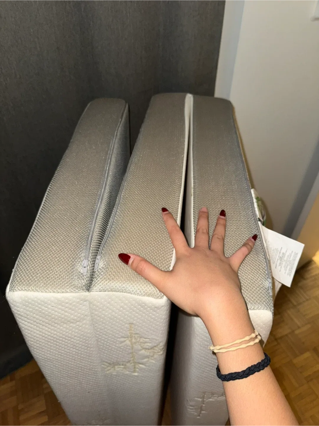 Full Size Tri Folding Mattress with Washable Cover image indicator(4)