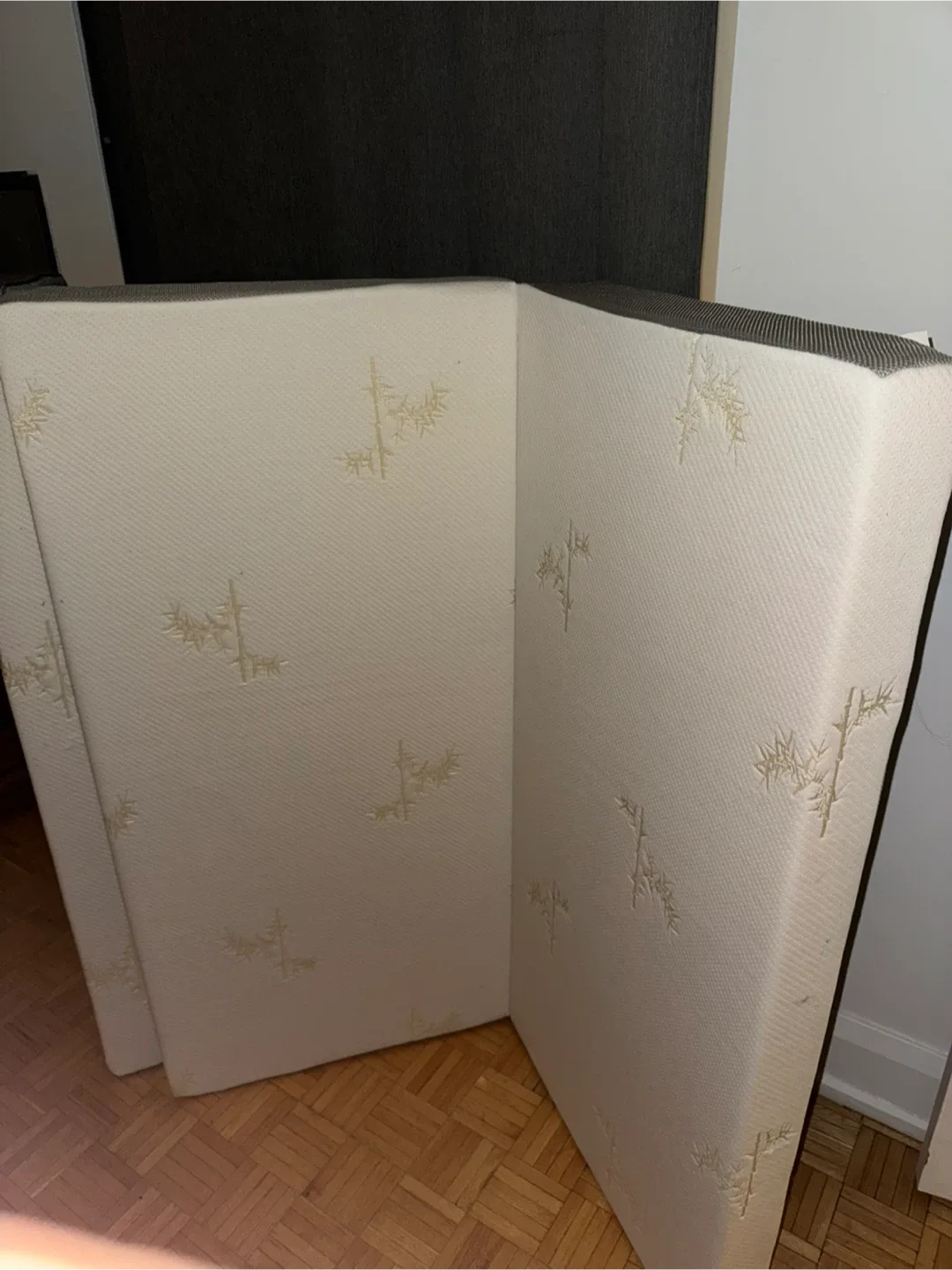 Full Size Tri Folding Mattress with Washable Cover