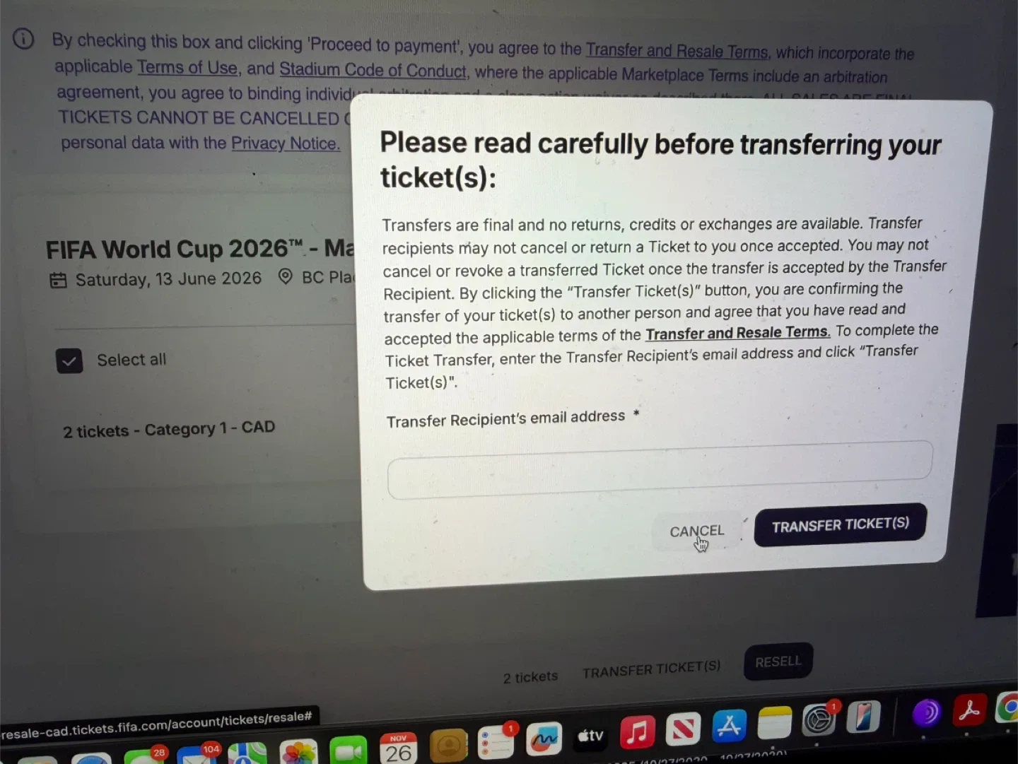 FIFA World Cup 2026 Tickets - Vancouver image indicator(2)