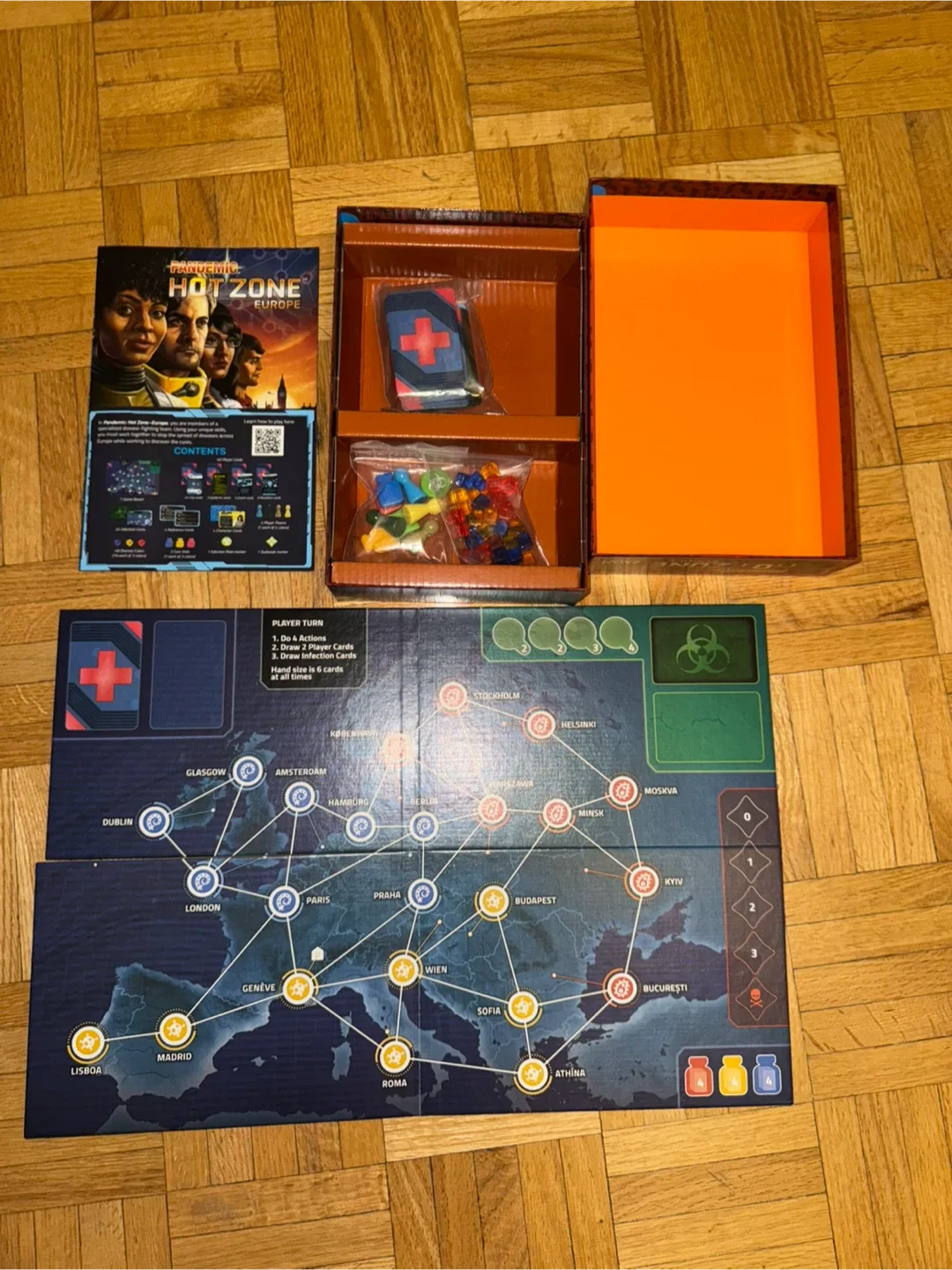 Pandemic Hot Zone Europe Board Game image indicator(2)