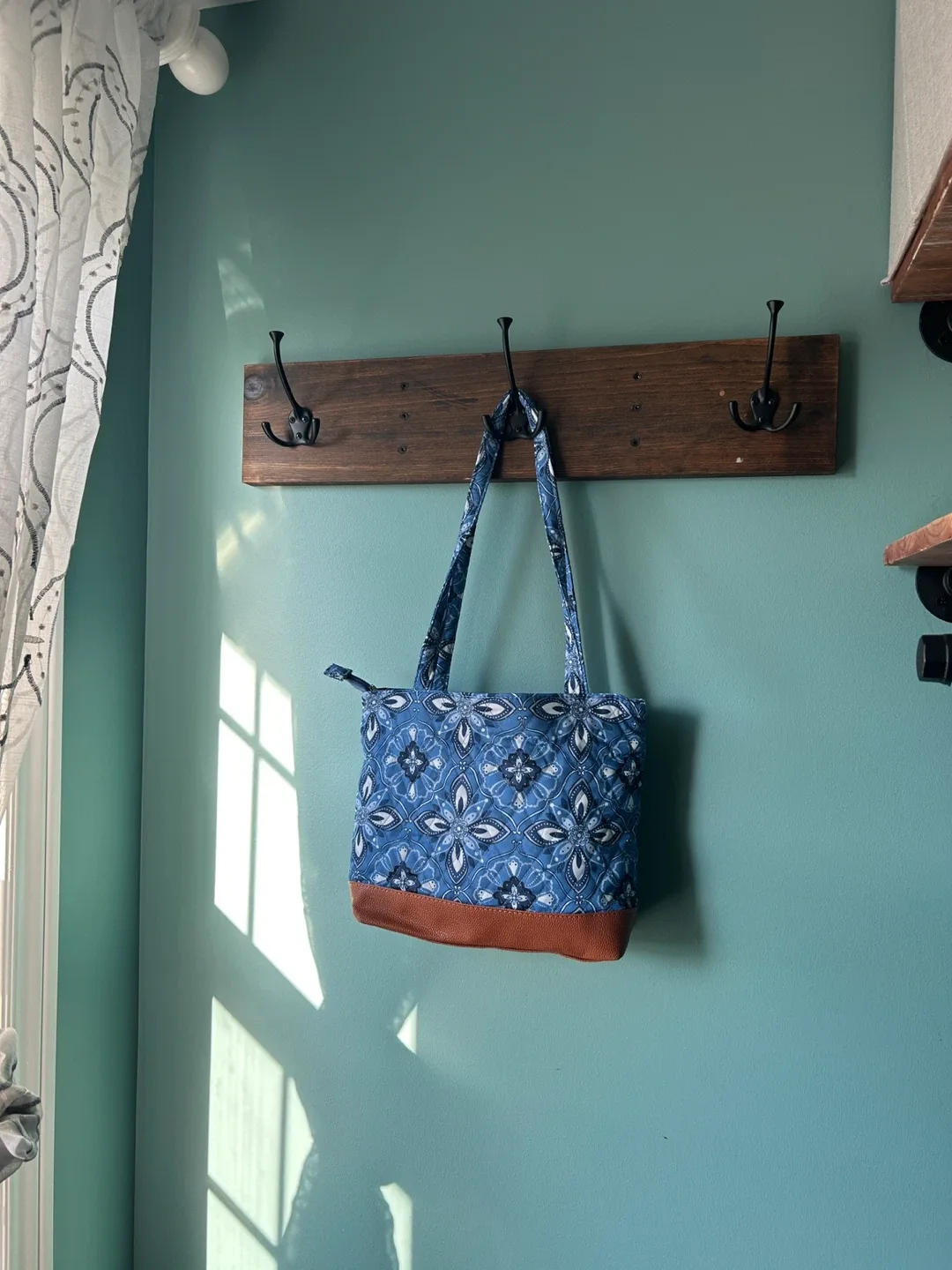 Stone & Co. NY Blue Pattern Tote Bag image indicator(2)