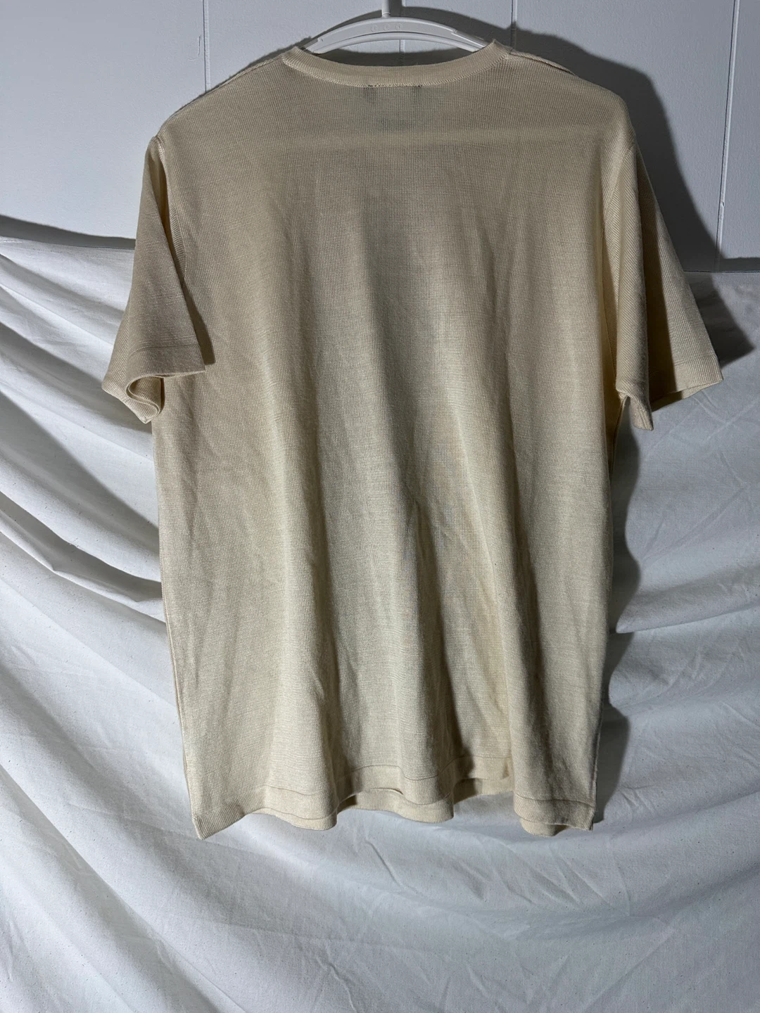 Versace Sport Beige V-Neck T-Shirt - Size L - photo 4
