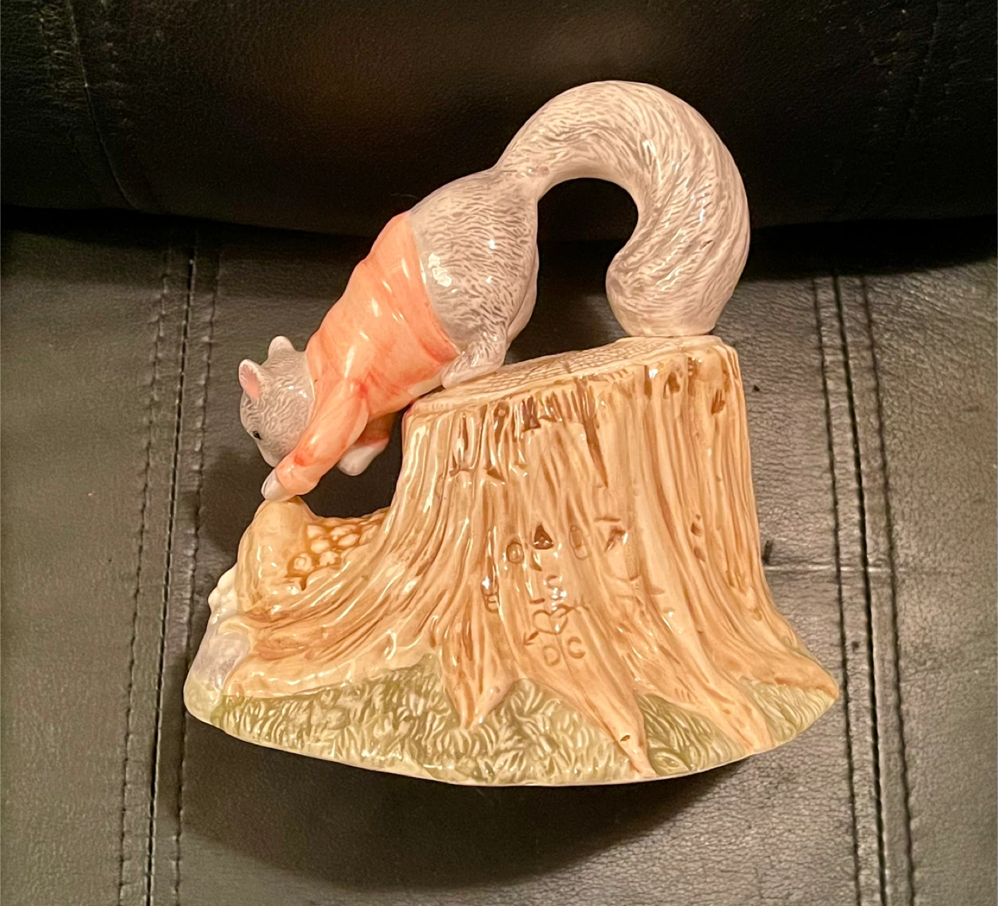 Vintage Terragrafics Squirrel Ceramic Coin Bank - photo 2