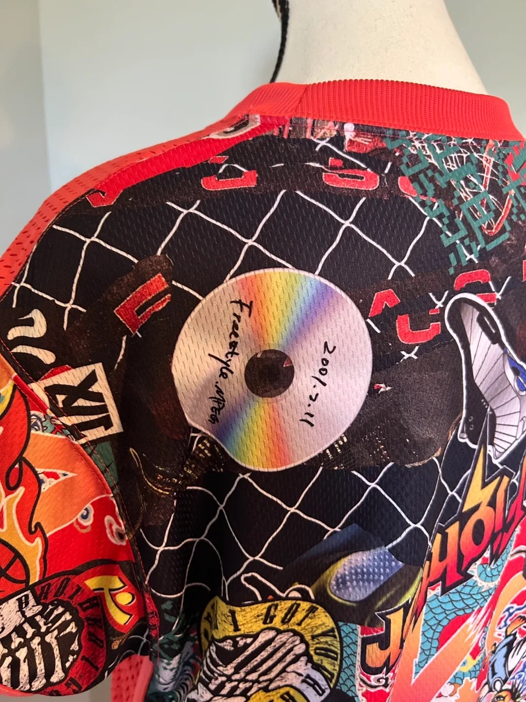 VINTAGE/RARE NIKE Graphic Mesh Jersey Dress - Streetwear XL 🔥 image indicator(4)