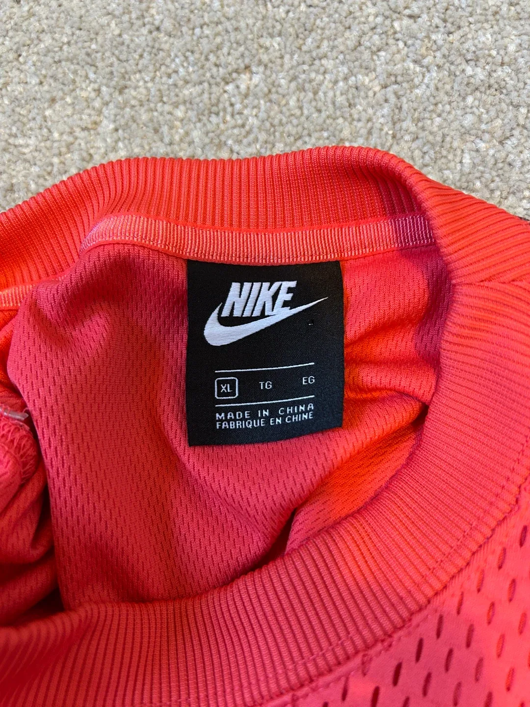 VINTAGE/RARE NIKE Graphic Mesh Jersey Dress - Streetwear XL 🔥 image indicator(7)