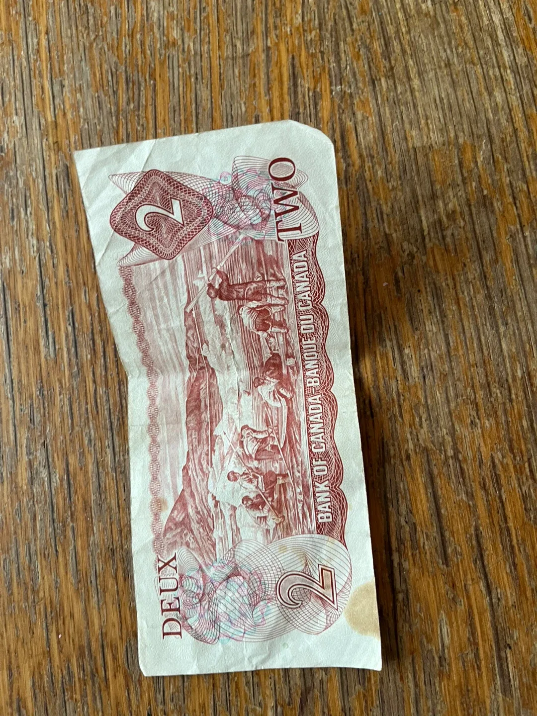 2$ Canadian Bill from 1974 image indicator(2)