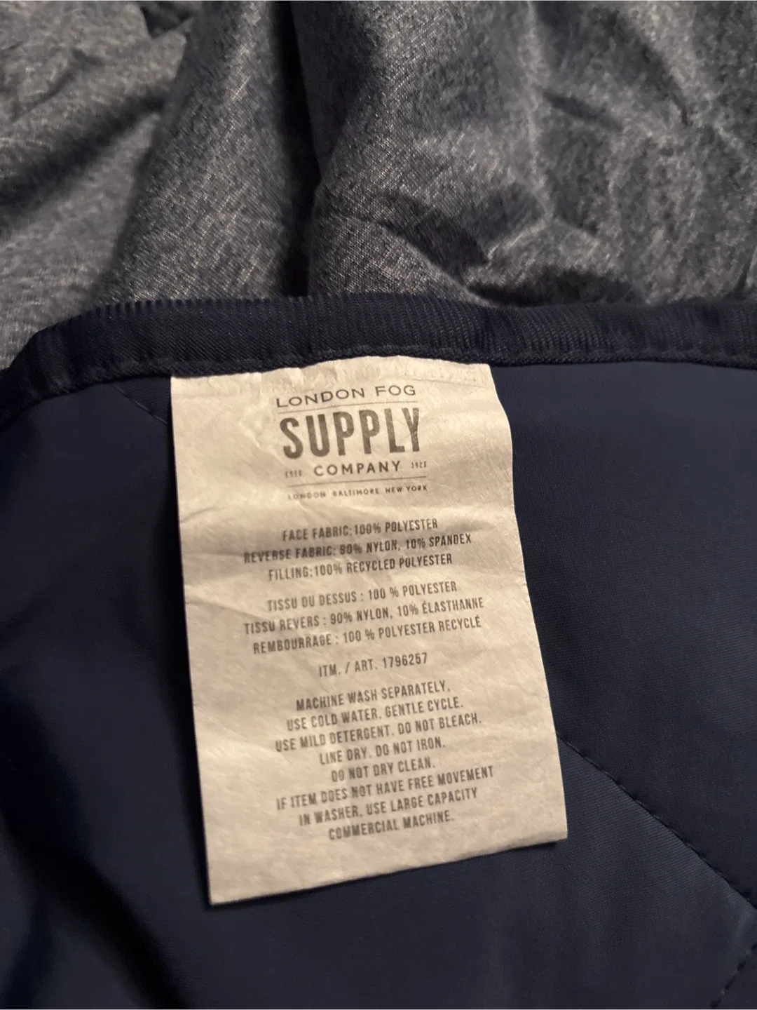 NWOT London Fog Supply Company throw image indicator(2)