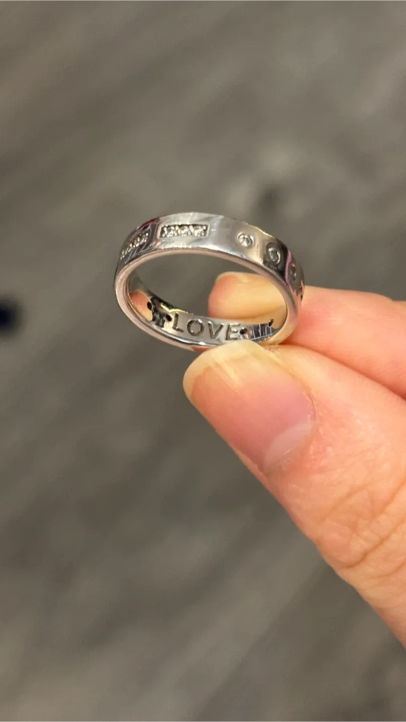 APM Monaco Love Silver Ring