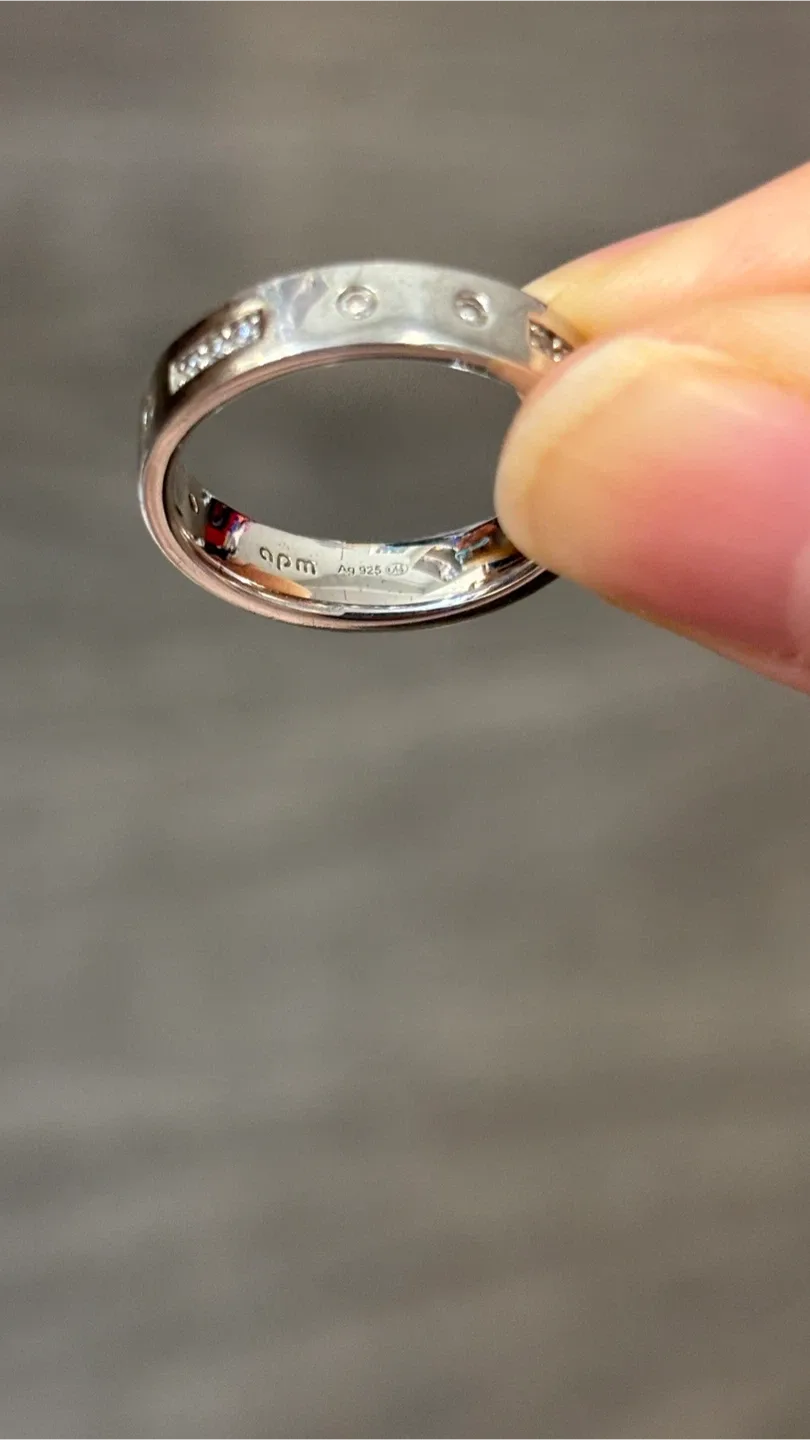 APM Monaco Love Silver Ring image indicator(4)