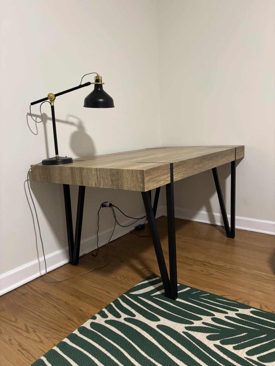 Wood and Metal Desk - photo 4