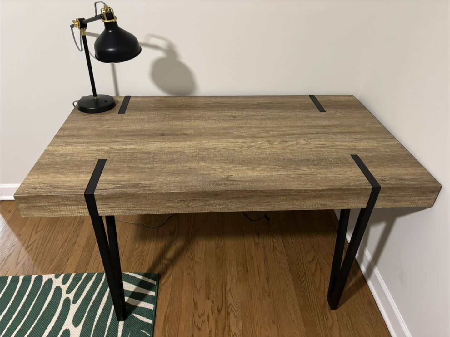 Wood and Metal Desk - photo 2