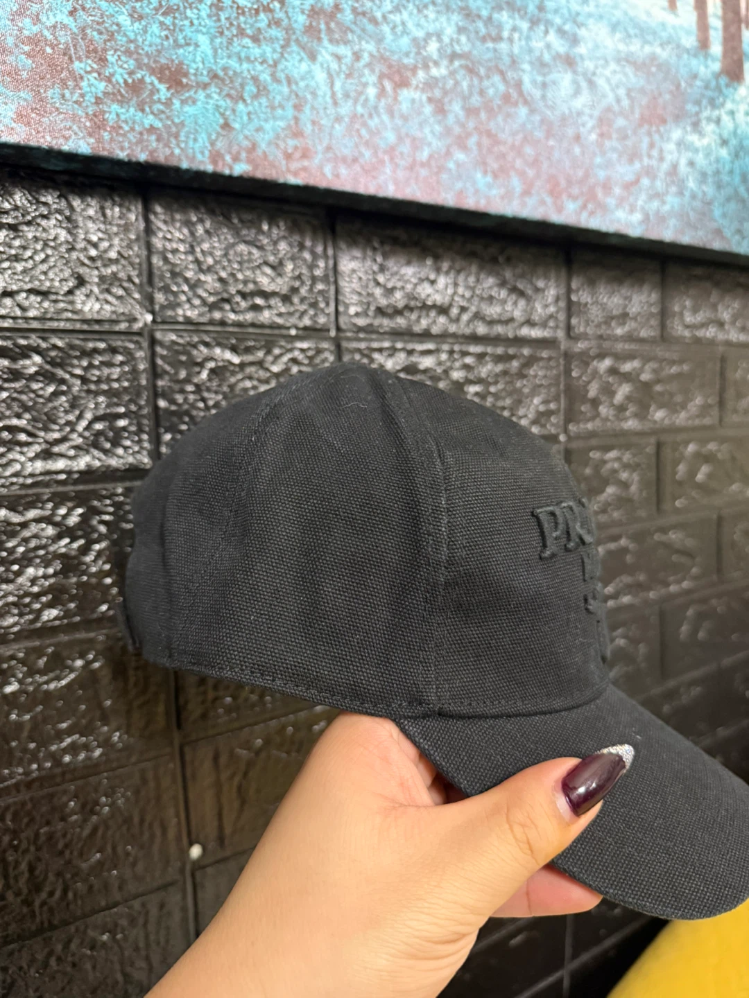 Prada Milano Black Baseball Cap - photo 2