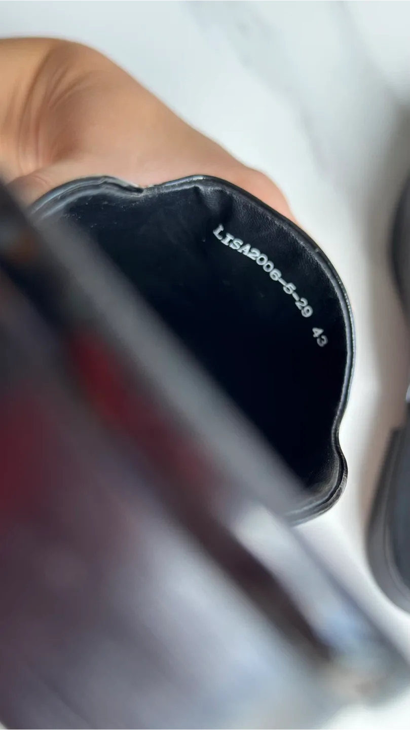 Roberto CAVALLI Leather Mules Black Glass MEN. image indicator(5)