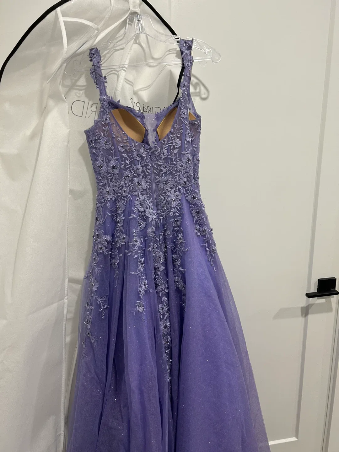 Lisa's Bridal Purple Formal Dress image indicator(2)
