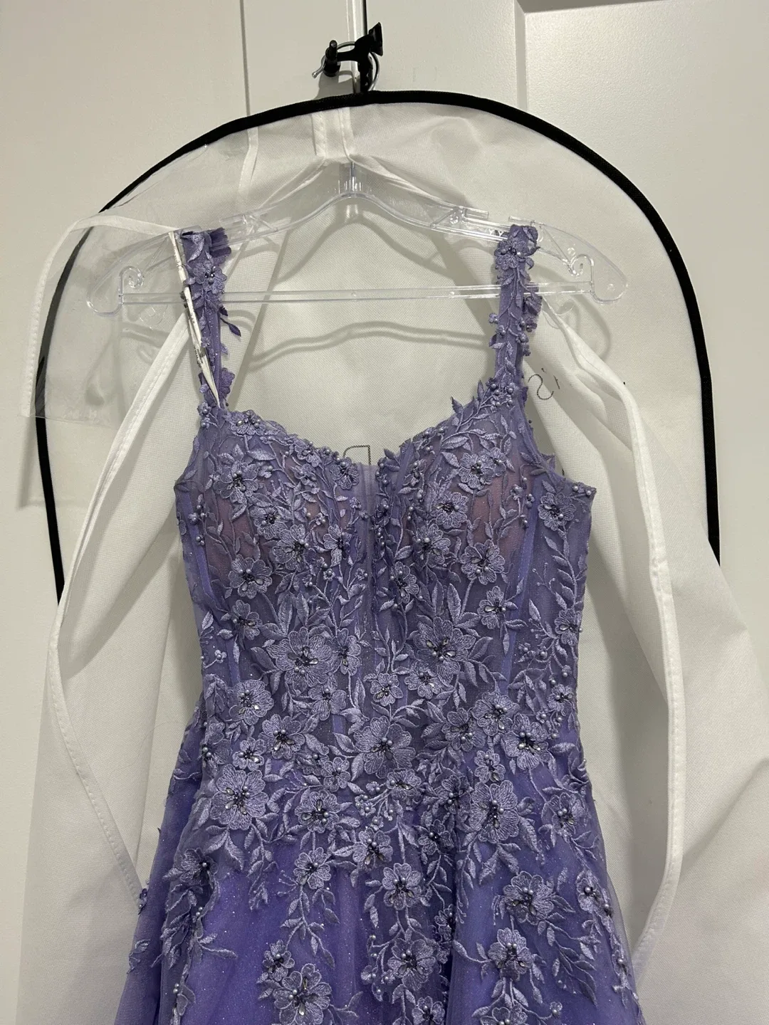 Lisa's Bridal Purple Formal Dress image indicator(4)