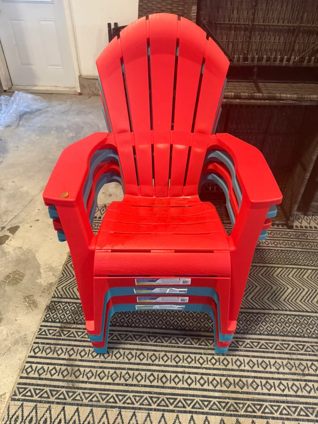 Adirondack Chairs - Red & Blue image indicator(2)