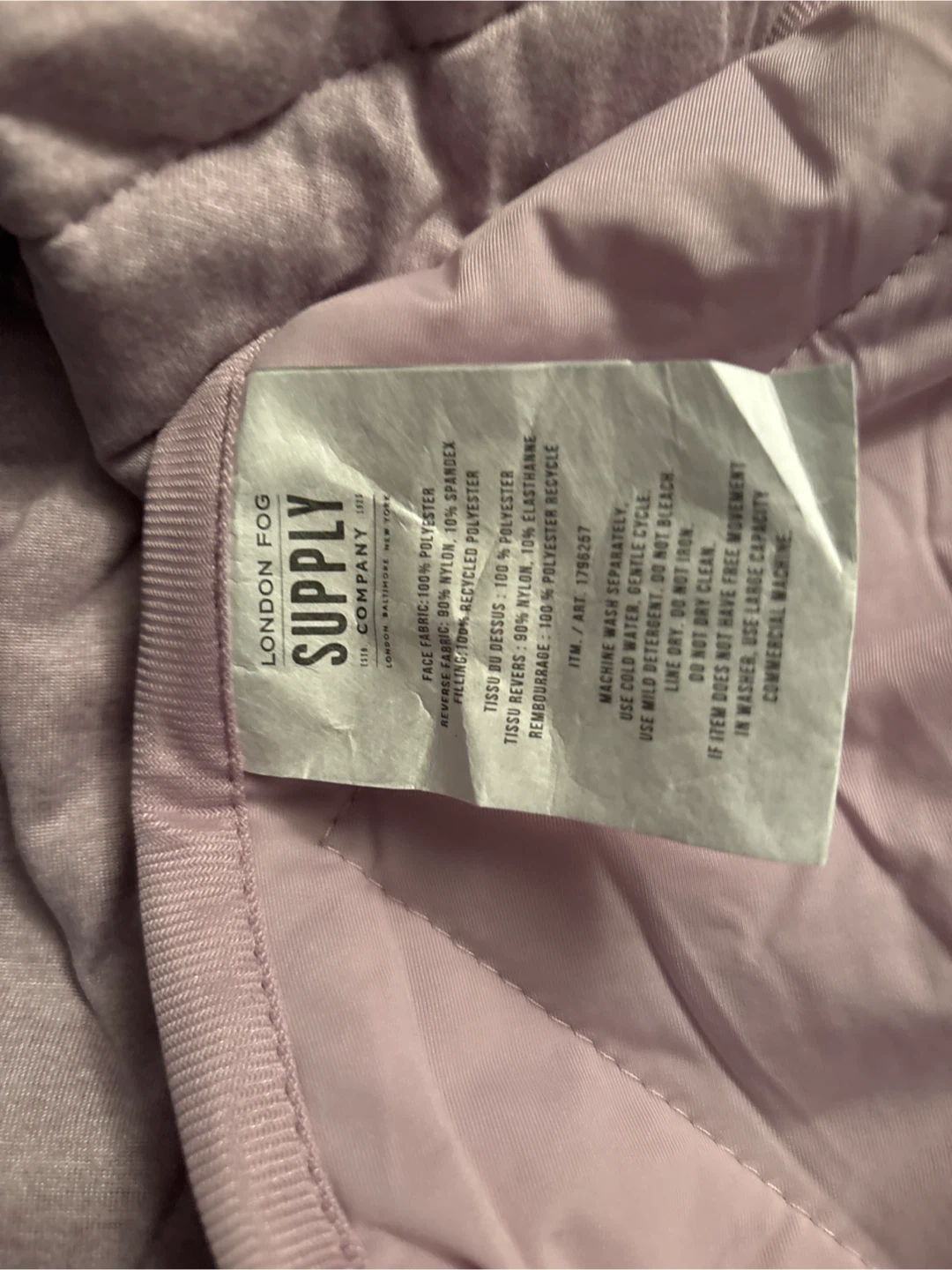 NWOT London Fog Supply Quilted Throw Blanket - photo 2