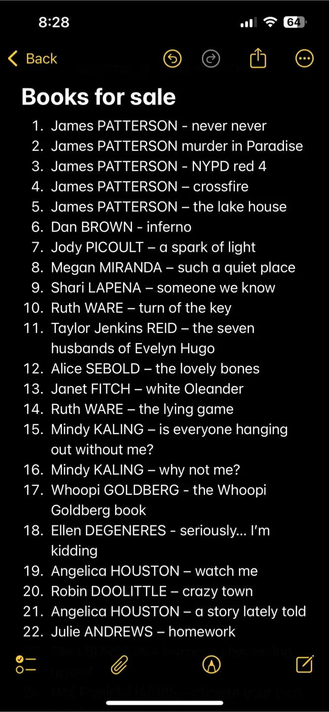 Library of Books for SALE!