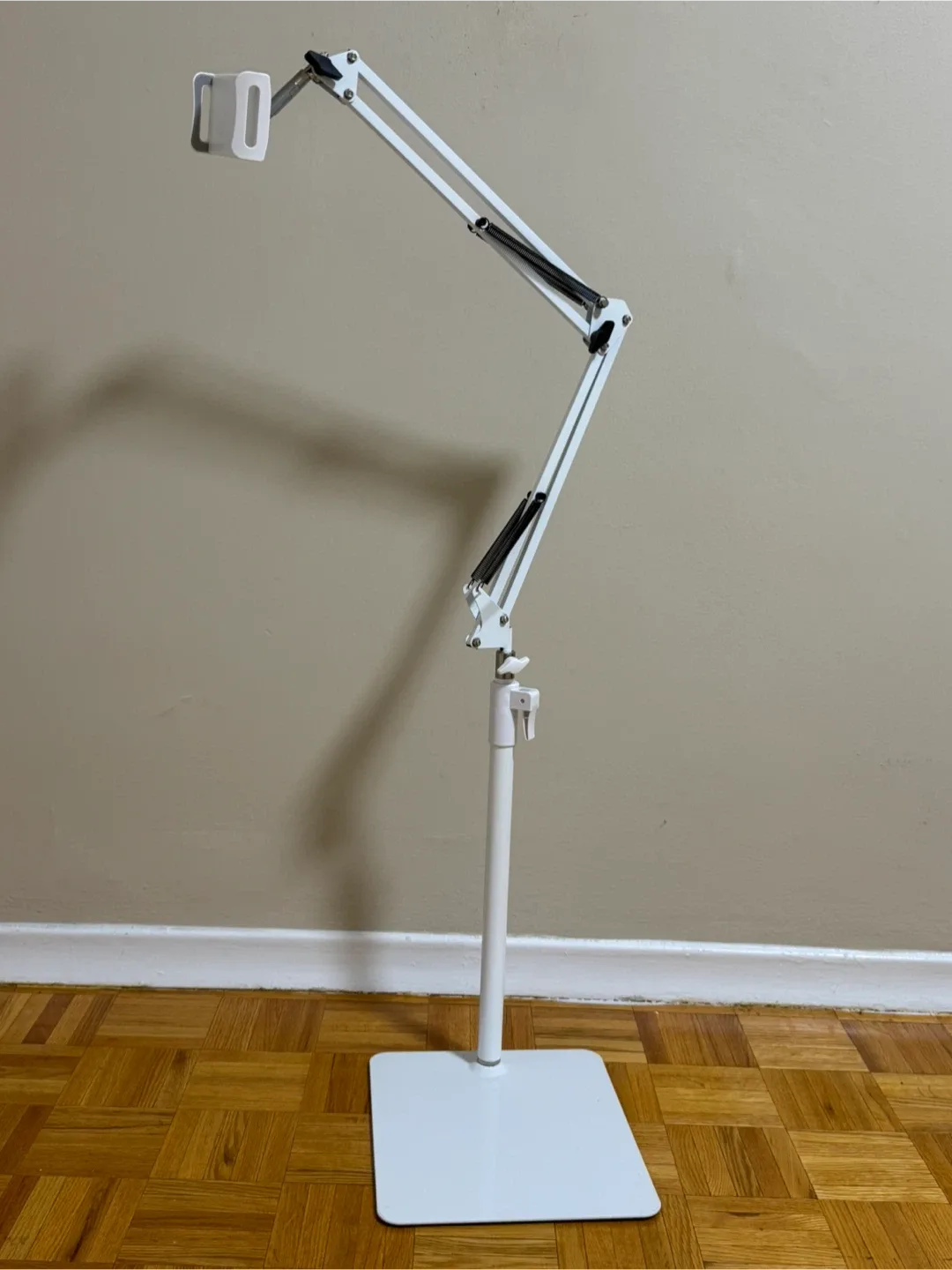 White Adjustable Phone tablet Stand