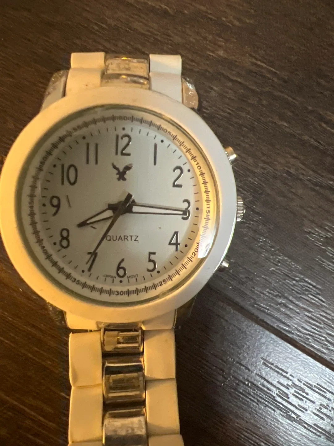 American Eagle White Quartz Watch