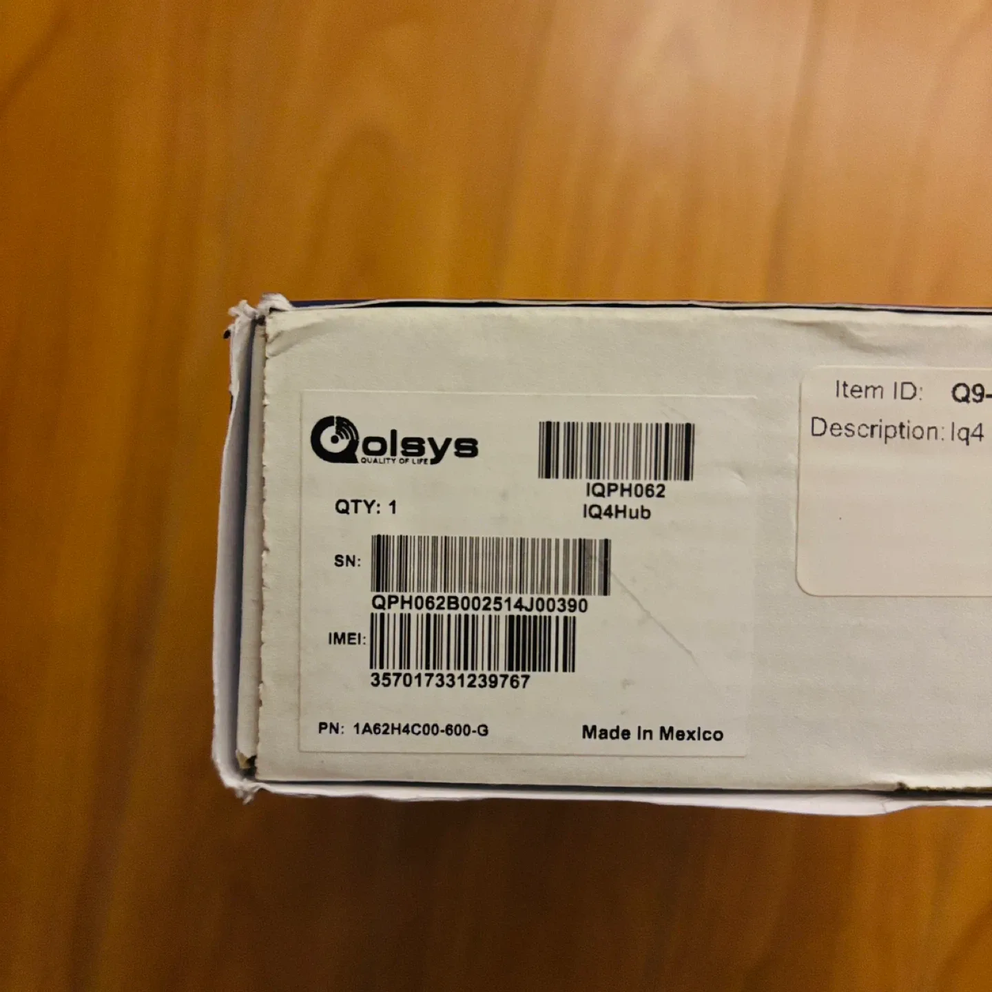 *New* $575 Qolsys IQ Panel 4 LTE Alarm System Power G image indicator(2)