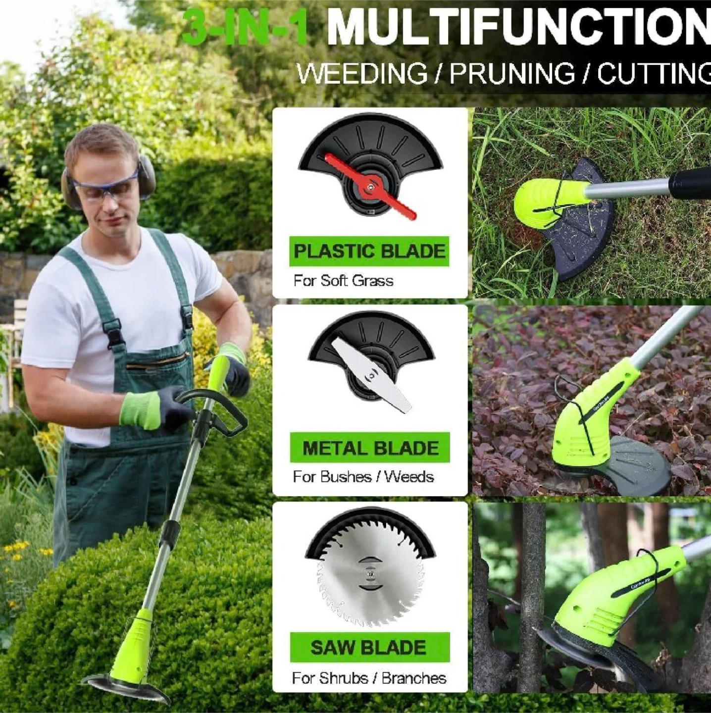 3-in-1 Cordless Grass Trimmer/Edger - NEW! - photo 2