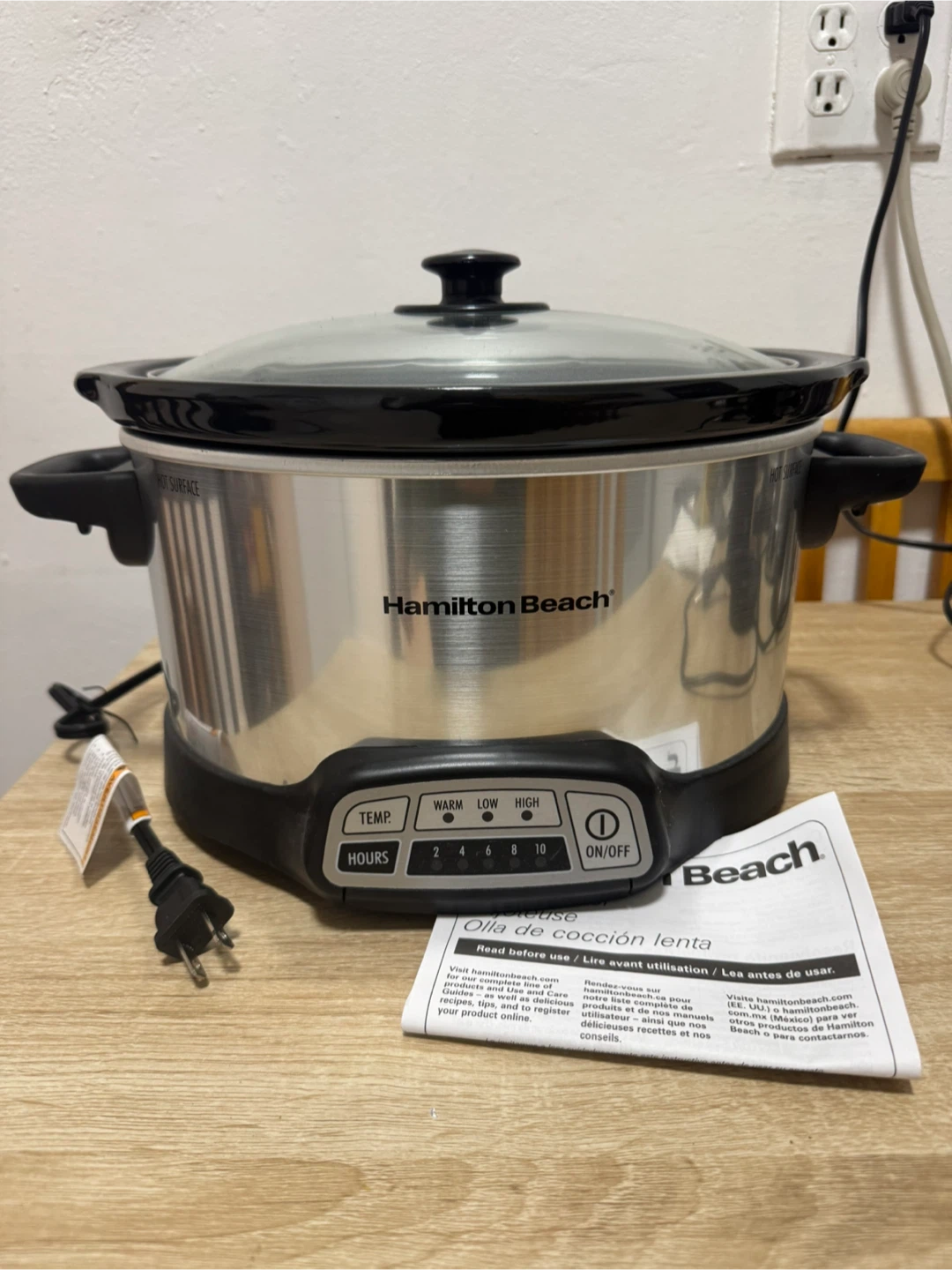 Hamilton Beach 4 Quart Slow Cooker - Silver