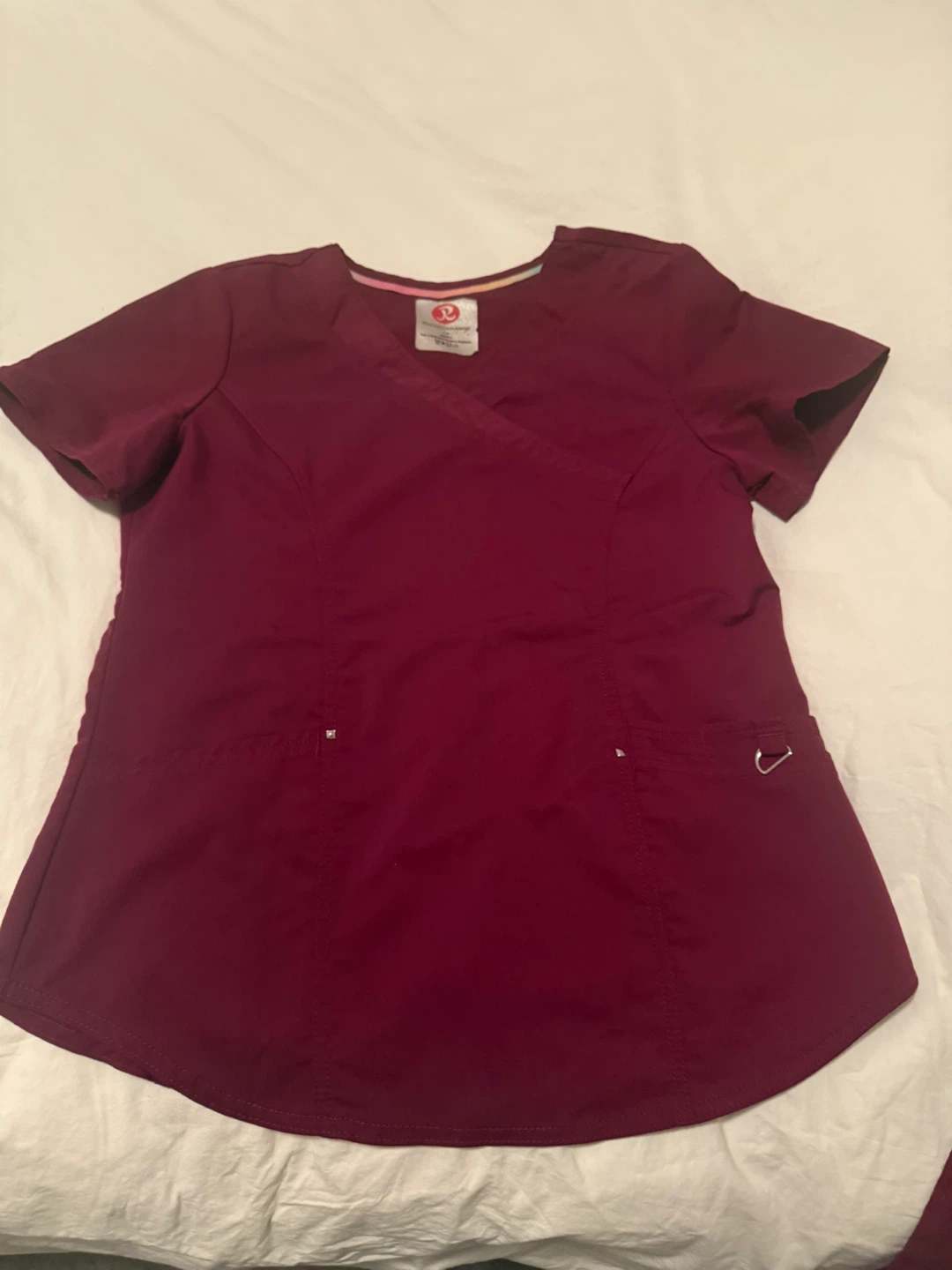 Rhino Burgundy Scrub Set - photo 2