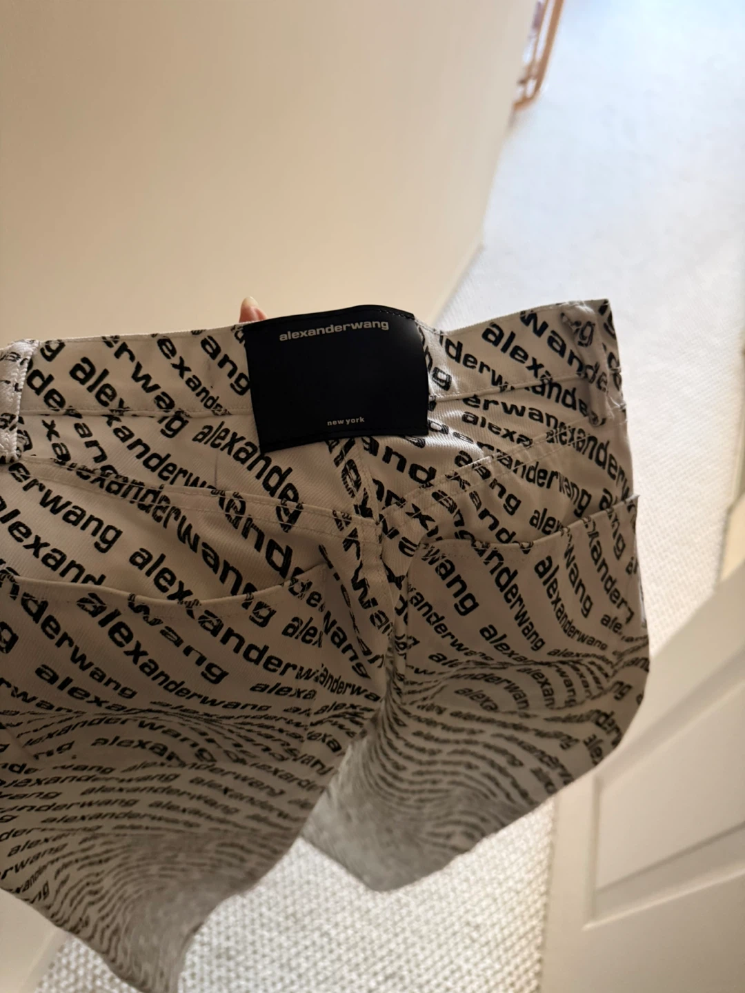 Alexander Wang All Over Logo Pants - Size 24 - photo 2