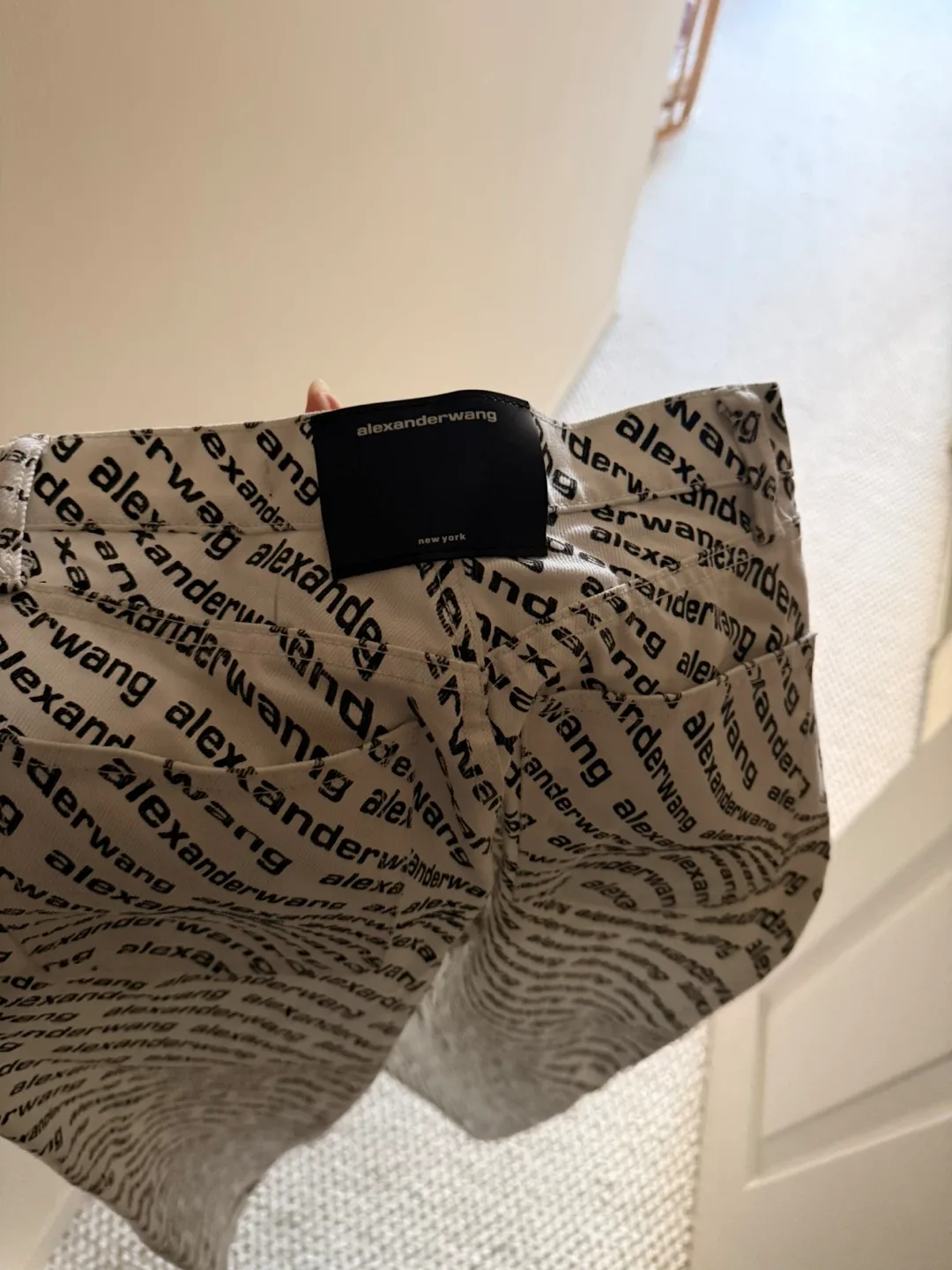 Alexander Wang All Over Logo Pants - Size 24 image indicator(2)