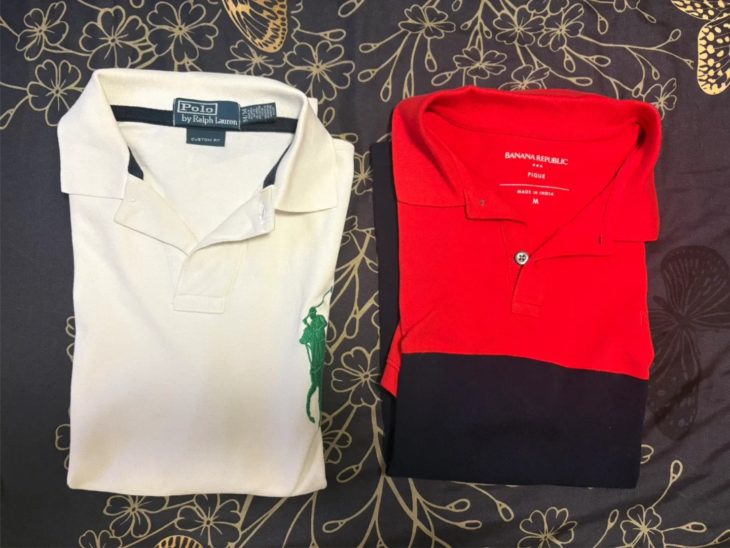 Polo Ralph Lauren & Banana Republic Polo Shirts - M