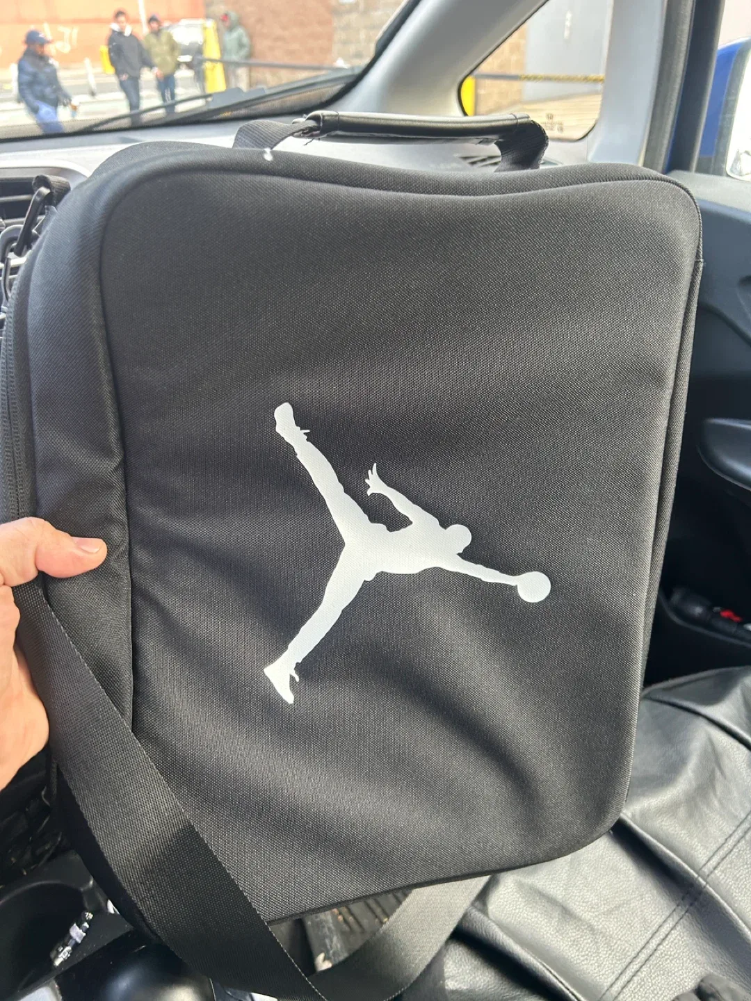 Jordan Black Shoulder shoe  Bag