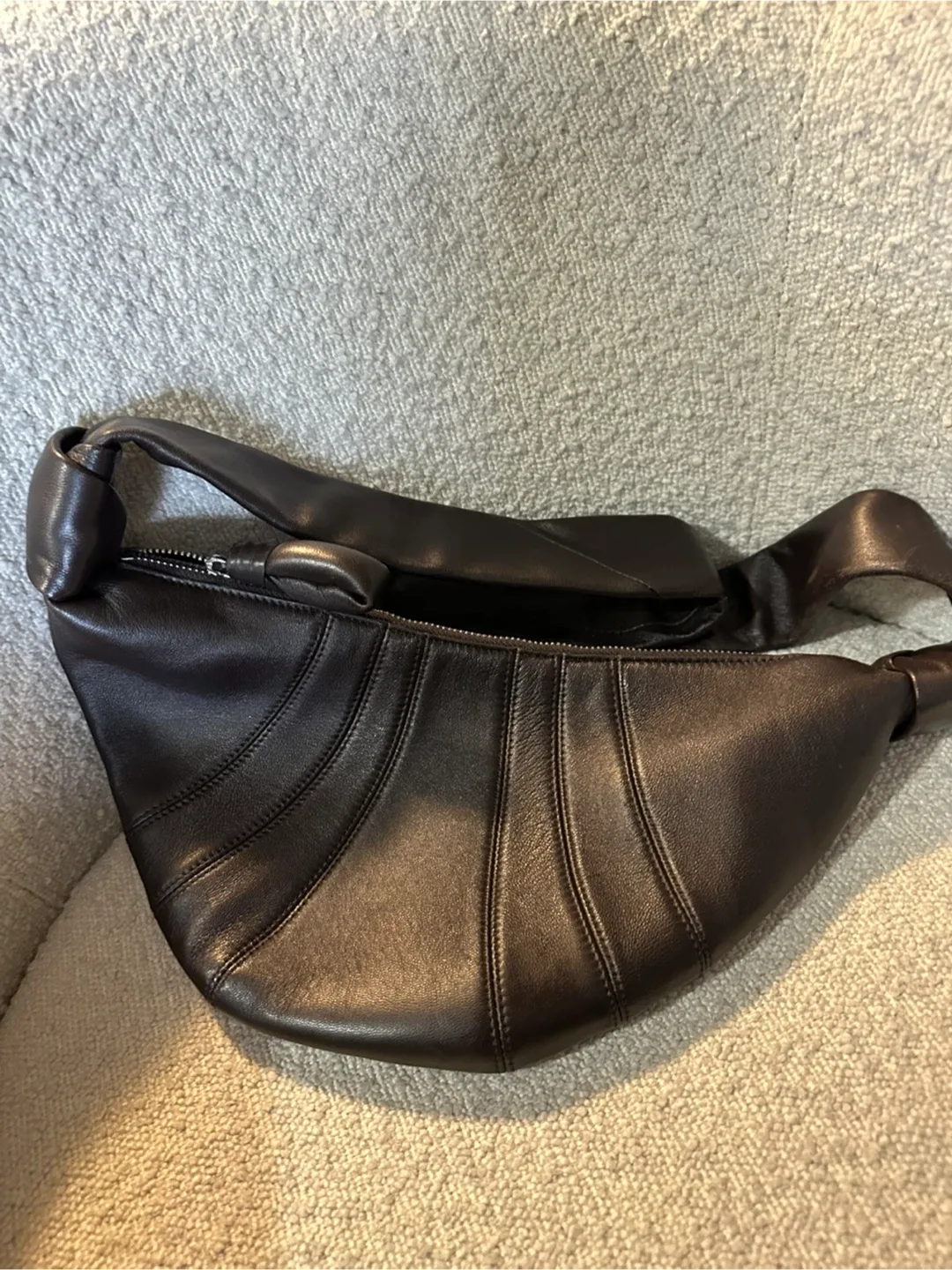 Lemaire Croissant Bag Brown Lambskin image indicator(2)