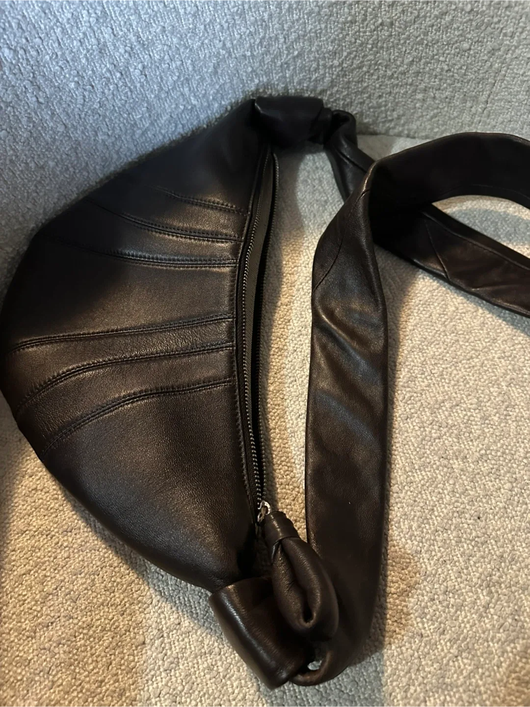 Lemaire Croissant Bag Brown Lambskin image indicator(5)