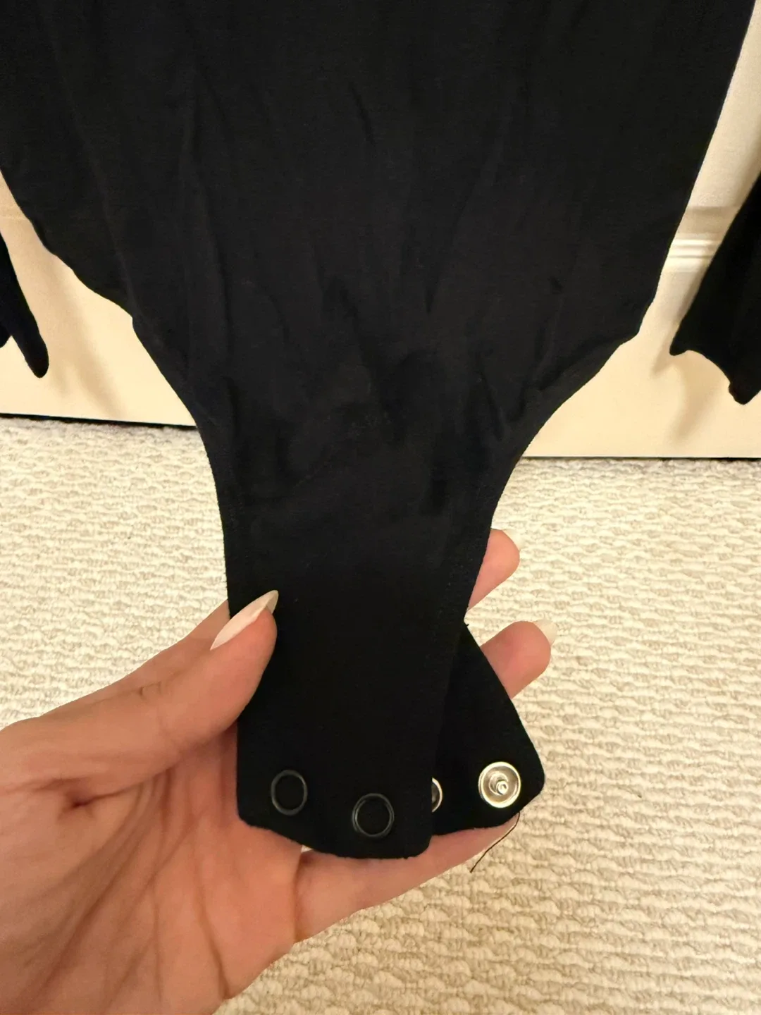 Enza Costa Black Bodysuit - Size Small image indicator(4)