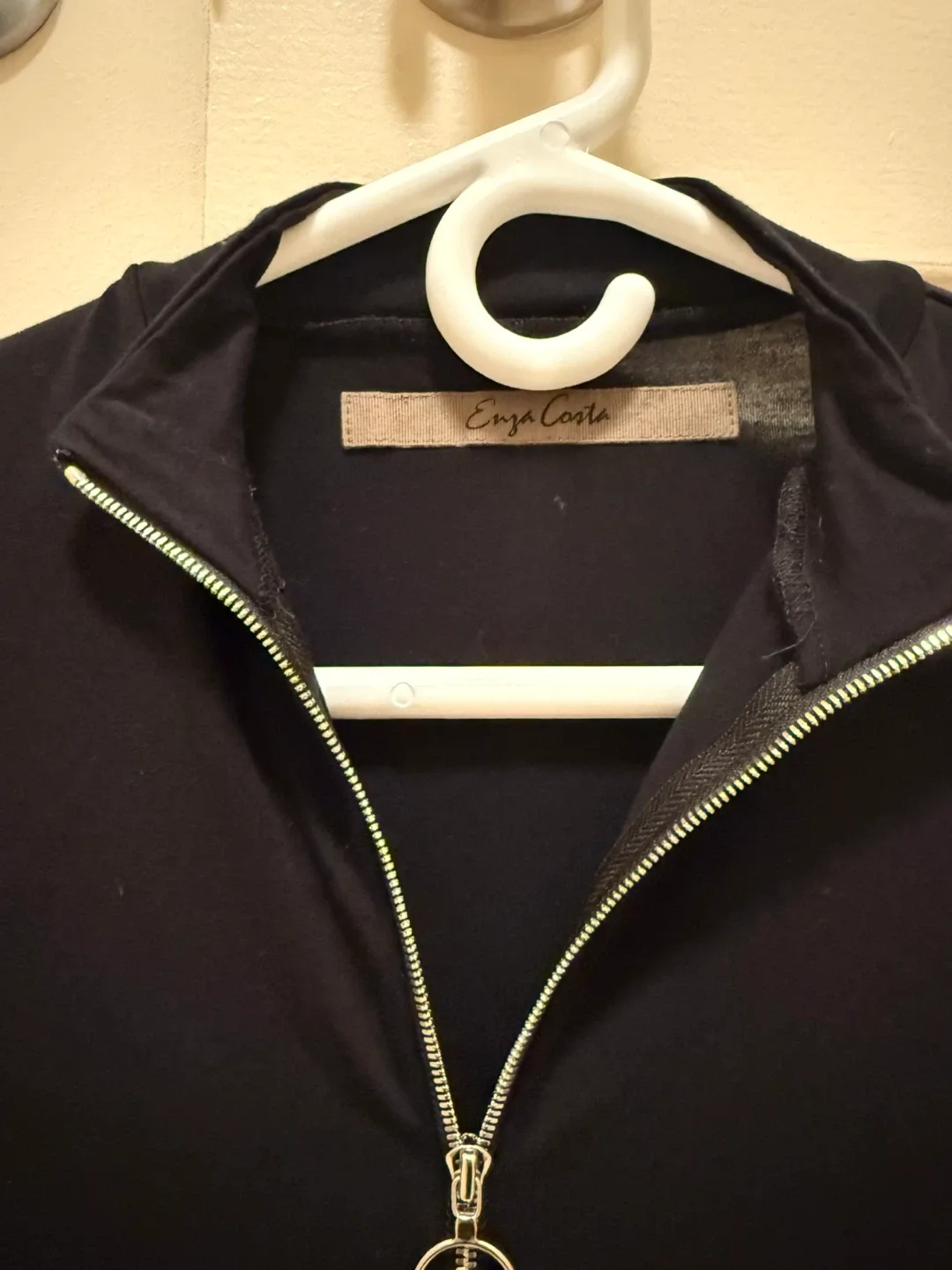 Enza Costa Black Bodysuit - Size Small image indicator(3)