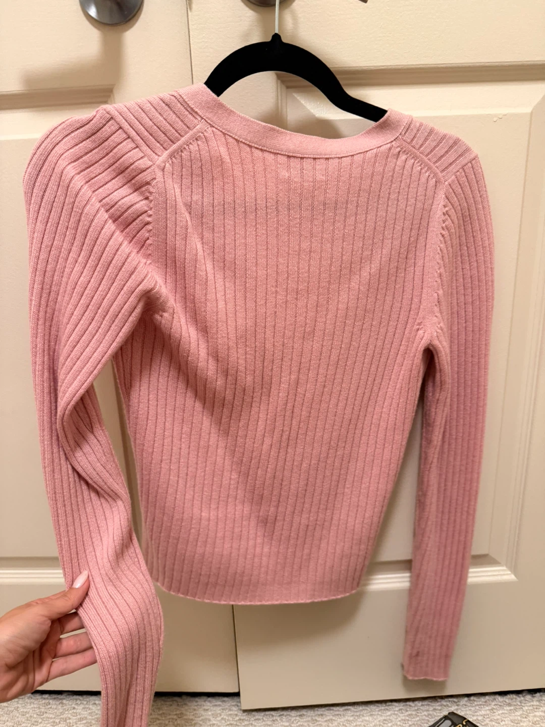 Wilfred Soft Pink Cardigan - Size S - photo 4