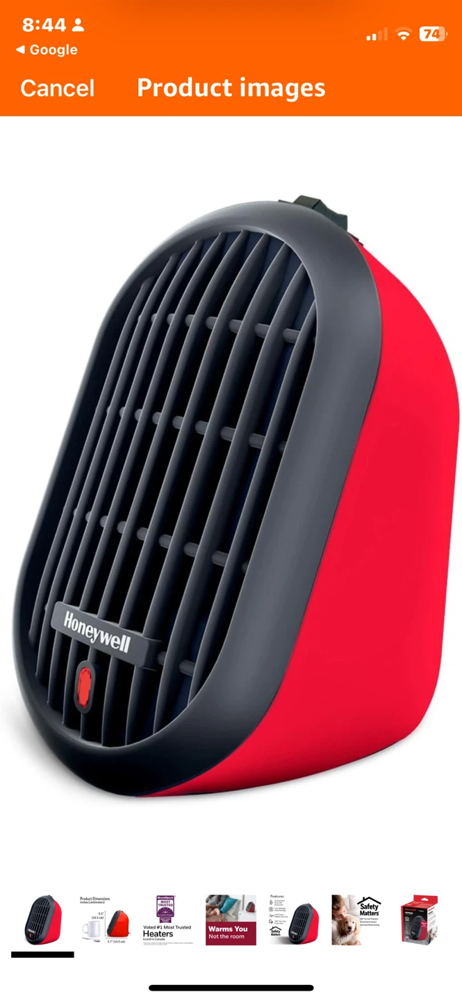 Honeywell HEATBUD Mini Ceramic Heater