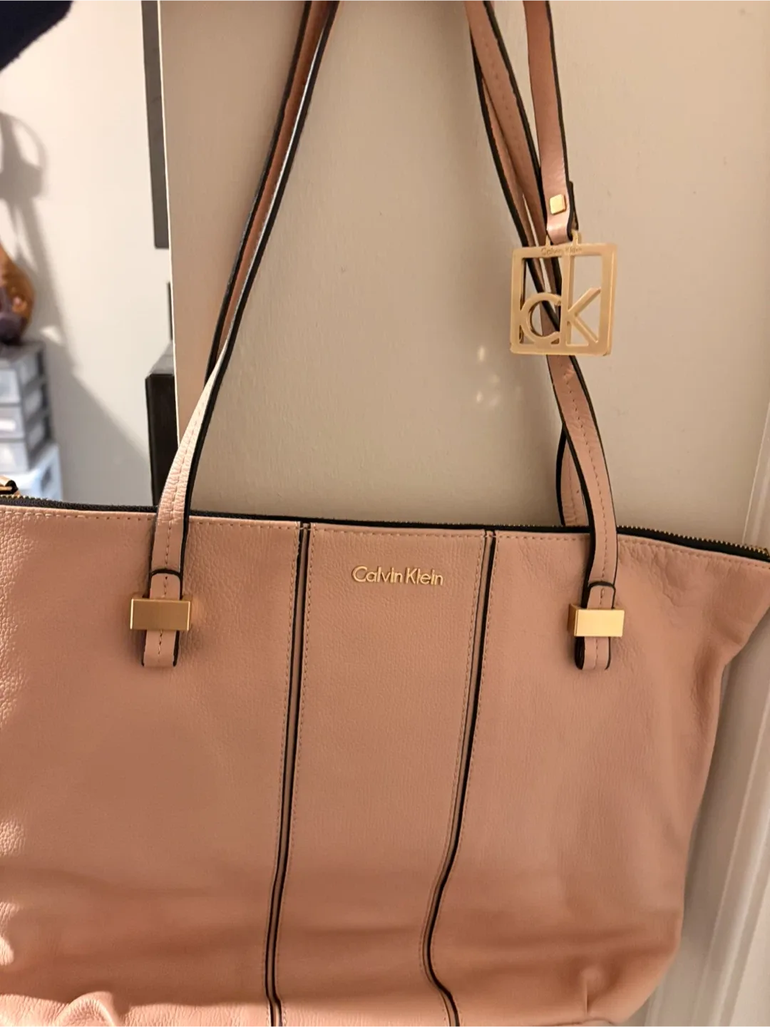 Calvin Klein Pink Tote Bag